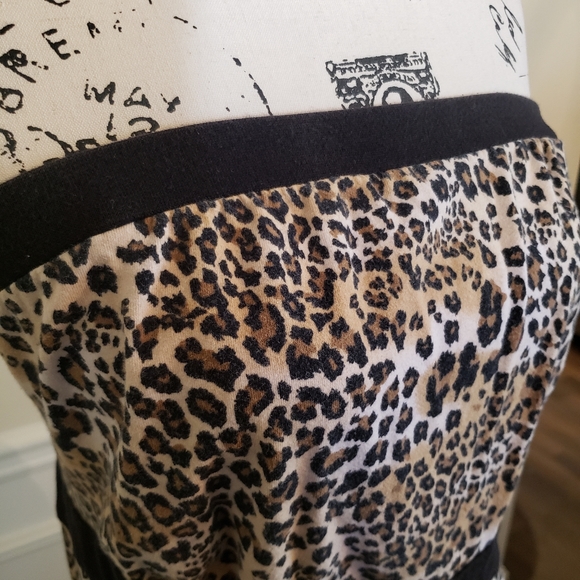 Animal Print Strapless Top - Picture 2 of 2